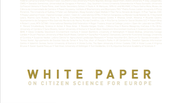 White Paper on Citizen Science for Europe / Libro Blanco de la Ciencia Ciudadana