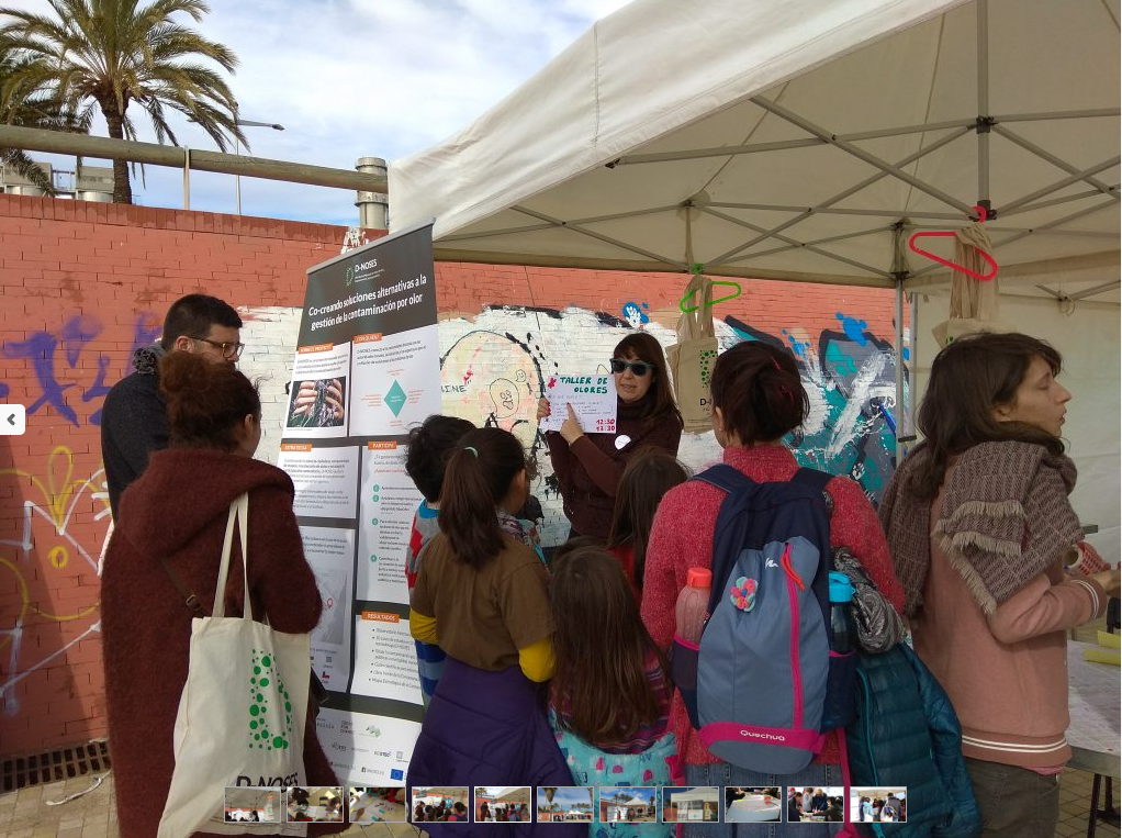 D-NOSES y OdourCollect en el safari de Ciencia Ciudadana en la Bienal de Ciencia y Ciudad 2019.